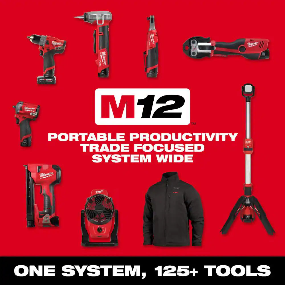 M12 FUEL 12-Volt Lithium-Ion Brushless Cordless Hammer Drill and Impact Driver Combo Kit (2-Tool) with Cut off Saw